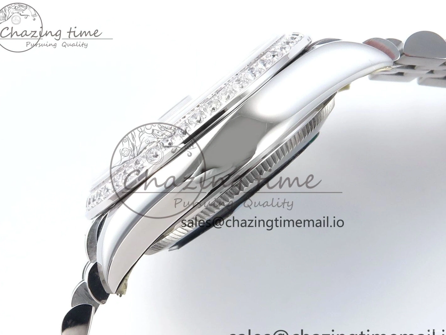 Bezel 904L Steel Dial Edition Bracelet 31 on ETA White 2688 DateJust ARF Diamonds 1:1 Best SS 278384RBR Jubilee Roman 0109